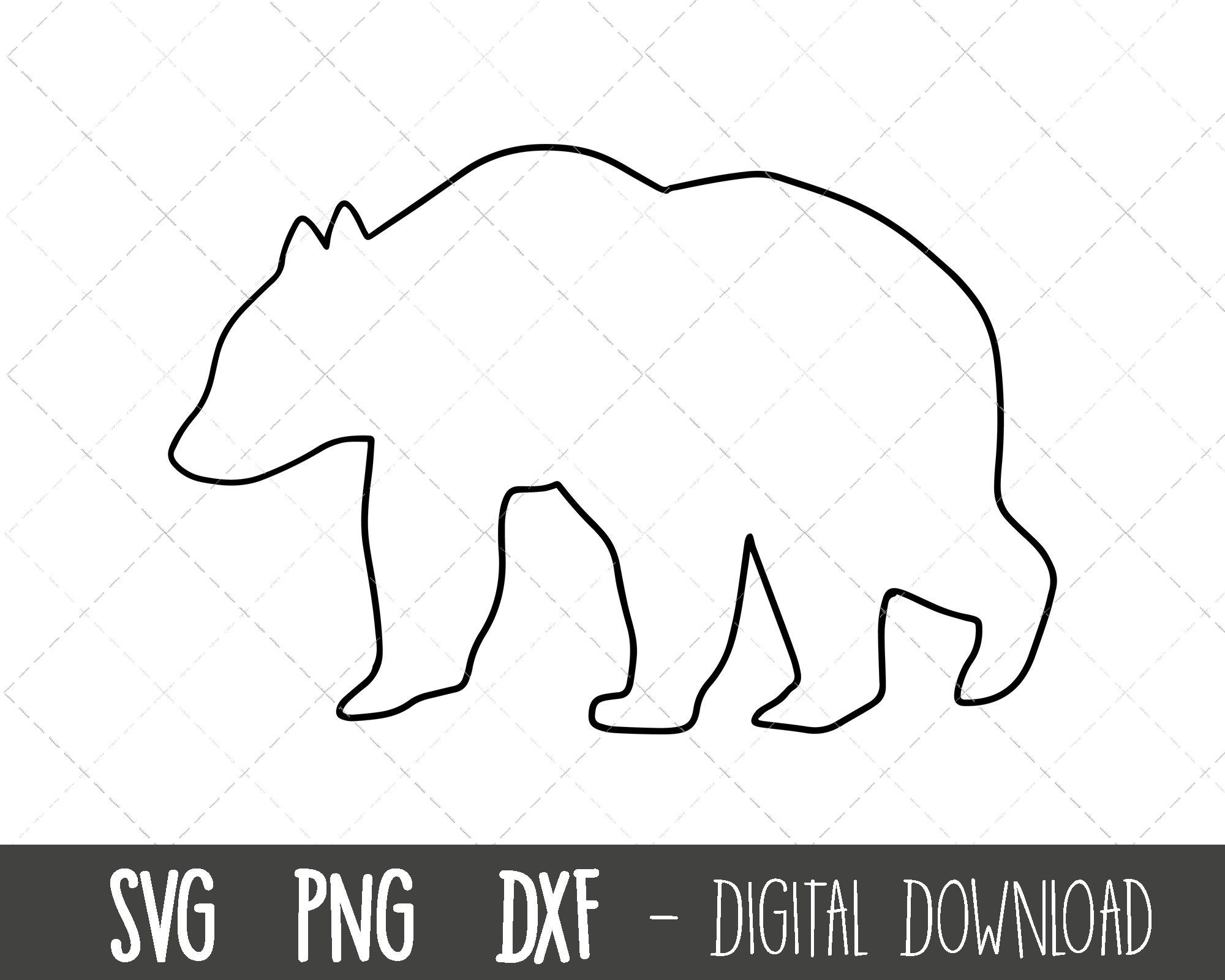 Bär svg Bär Clipart Bär Silhouette svg Bär Umriss svg Bär - Etsy Schweiz