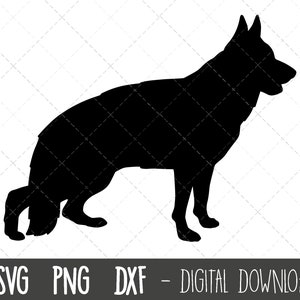 German Shepherd svg, dog svg, German Shepherd silhouette, German Shepherd outline png, German Shepherd clipart, cricut silhouette cut file