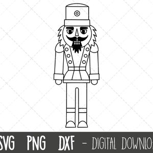 Quebra-nozes svg, clipart de quebra-nozes, arquivo de corte de quebra-nozes, clipart de férias, guarda do palácio svg, soldado de brinquedo svg arquivo de corte svg de silhueta cricut