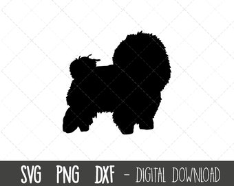 Bolognese svg, dog svg, Bolognese silhouette, Bolognese outline png, Bolognese clipart, dog pet png, dxf, cricut silhouette svg cut file