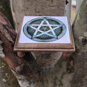Pentagram Mini Altar Table
