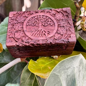 Tree of Life Wooden Box