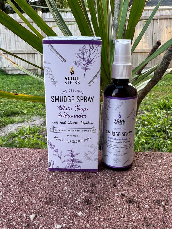 White Sage & Lavender Smudge Spray - Etsy