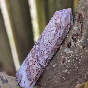 Mexican Red Crazy Lace Agate Tower