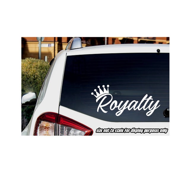 Royalty Sticker Decal - 8" JDM KDM Racing