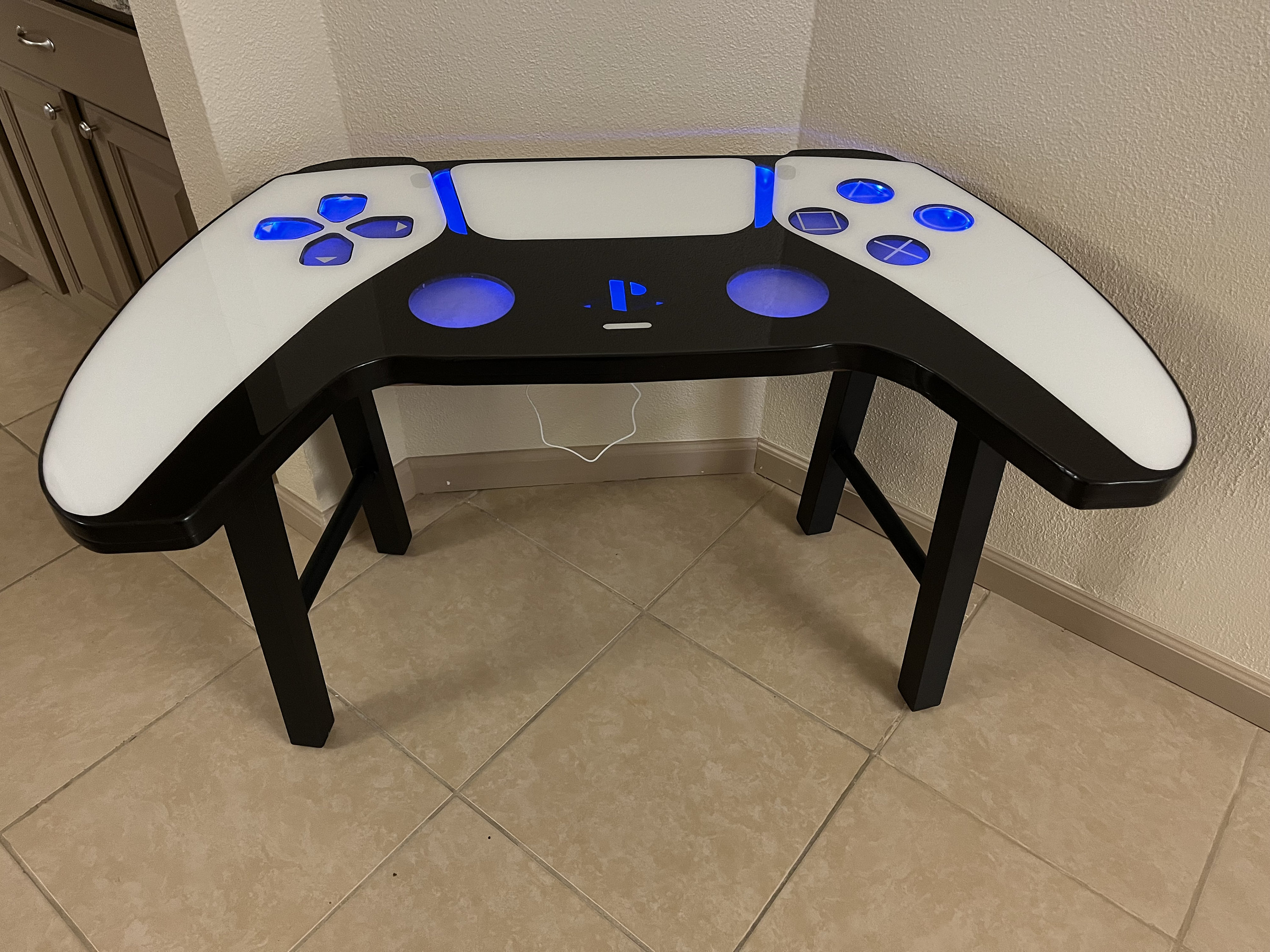 家具 PlayStation5 PS5 LED Epoxy Table. - Etsy