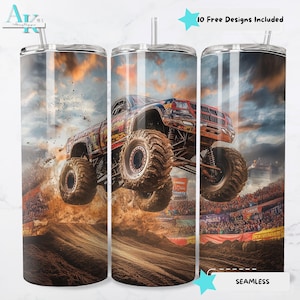 Tumbler Wrap with Dirt Tire Tracks, Racing Flag Sublimation PNG, Checkered Flag Tumbler Print, Distressed Racing Texture Design