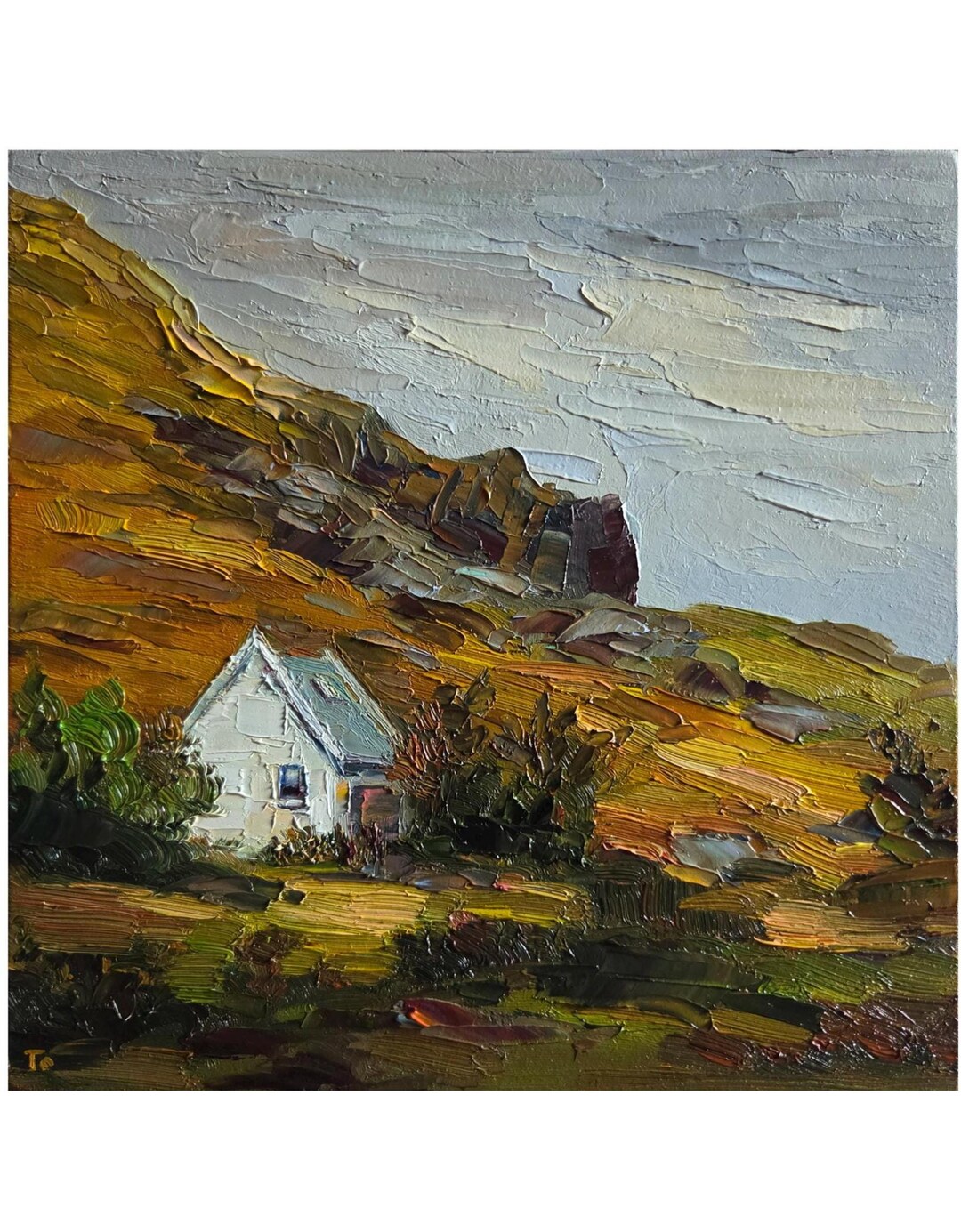 Impasto Ireland Landscape Oil Painting Fall Irish Countryside Art - Etsy