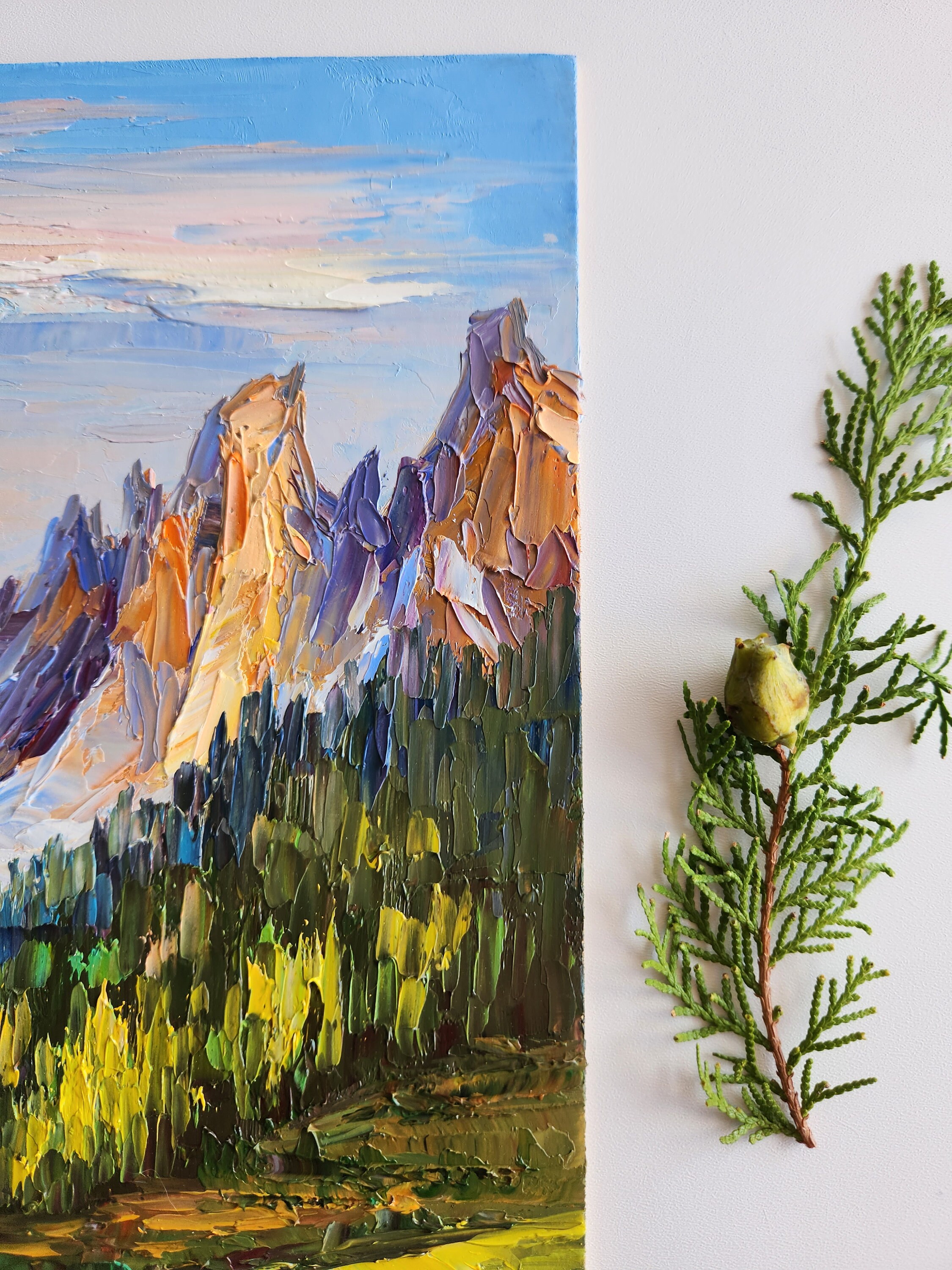 【お値下げ】イタリア画家 アルプスの牧場の油絵 アルプスの牧場 セガンティーニ 絵画販売 複製画