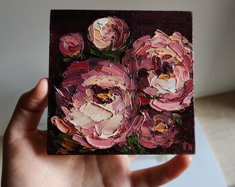 ヴァシリー・コンドラチュク、鮮やかな表現主義の絵画「若い牡丹