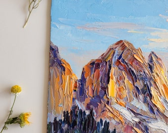 油絵　南アルプス　ドロミテ奇峰 長崎南山手散歩道 油彩 f3号 . #油絵 #油彩 #絵画 #fineartist