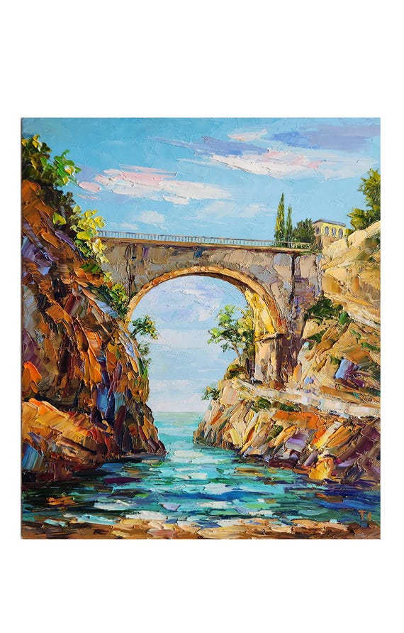 絵画 　イタリア 額装イタリアで版画化☆ポルトフィーノ ヨーロッパ 地中海 夕景