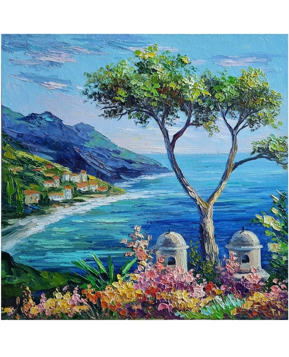 ゥ゙ィル、ダヴレーコロー 自然風景 油絵 ゥ゙ィル、ダヴレーコロー