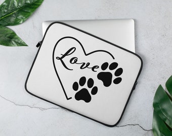 Dog Lover Laptop Sleeve, Dog Laptop Case