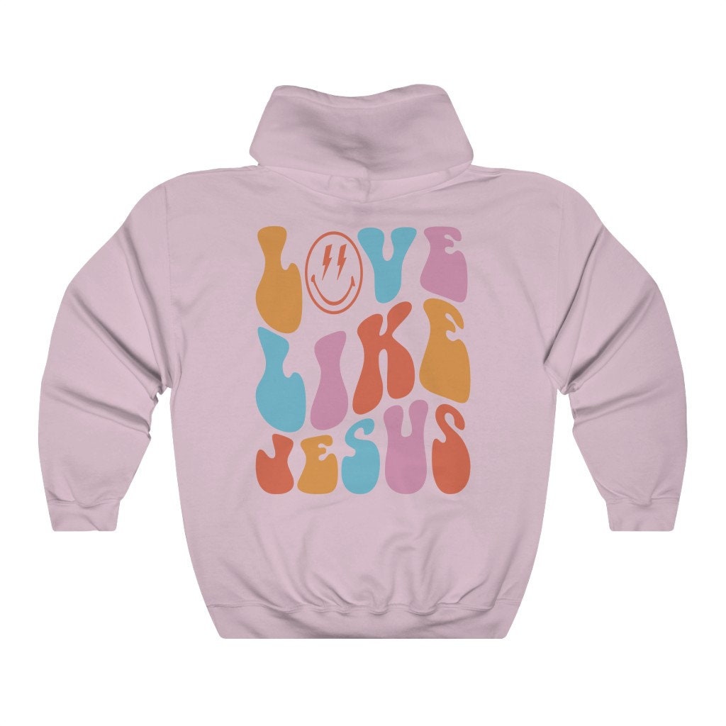 Love Like Jesus Hoodie Jesus Sweatshirt Jesus Hoodie Y2K - Etsy