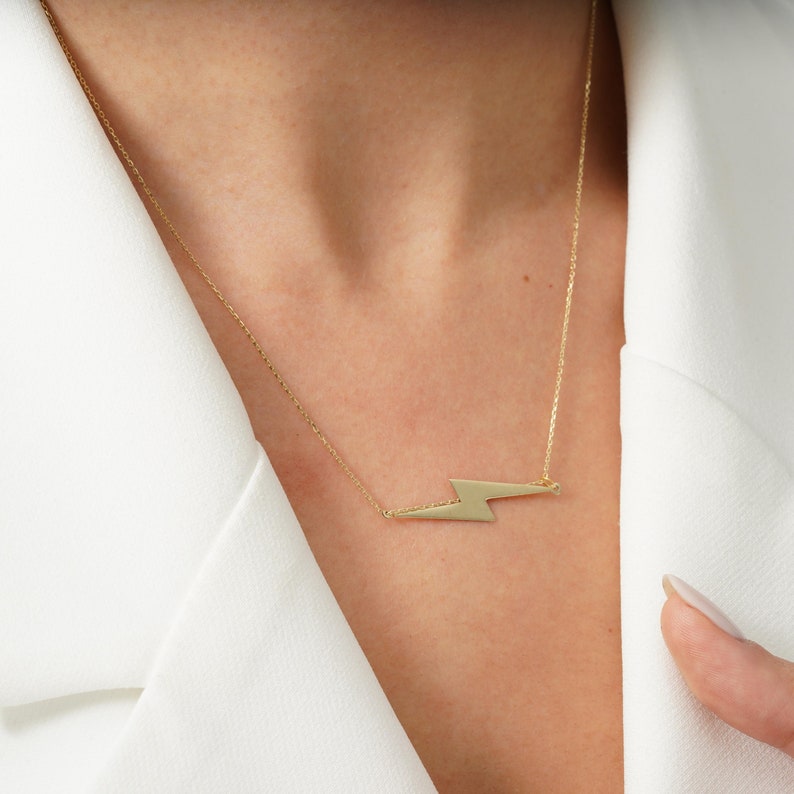 Jewels Obsession Lightning Bolt Necklace Rhodium-plated 925 Silver Lightning Bolt Pendant with 16 Necklace Jewels Obsession Lightning Bolt Necklace Rhodium-plated 925 Silver Lightning Bolt Pendant with 16 Necklace