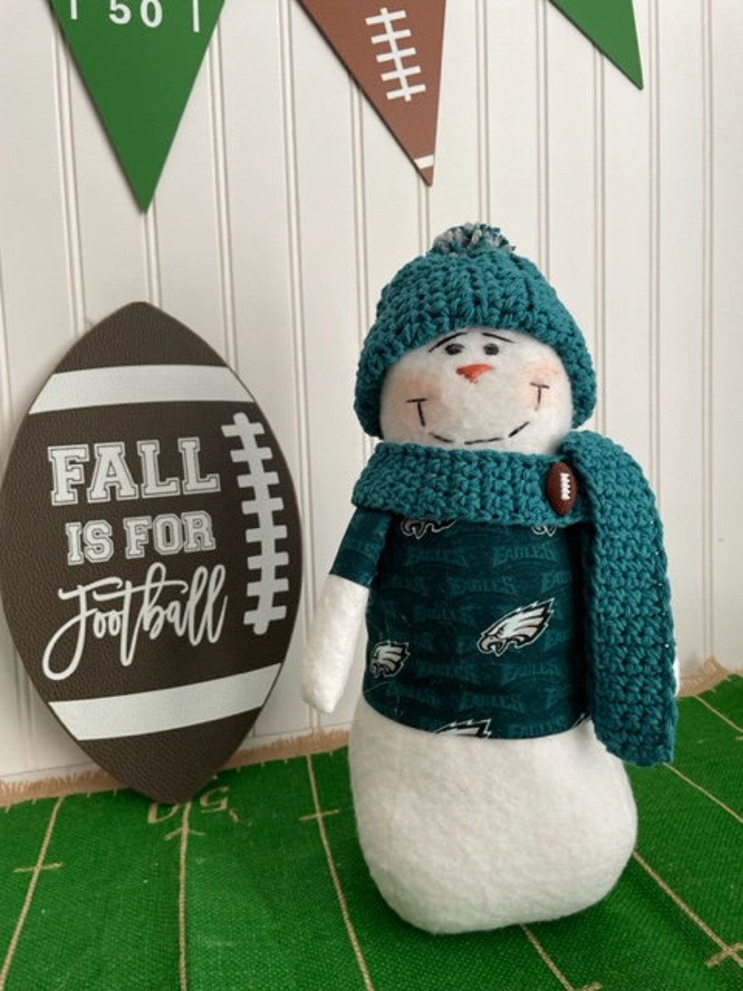 Philadelphia Eagles Handmade NFL Snowman Etsy