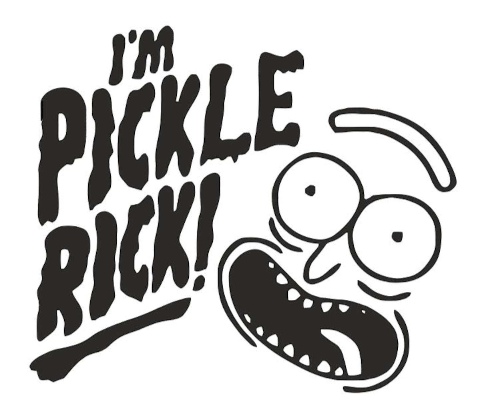 Rick and Morty I'm Pickle Rick SVG - Etsy