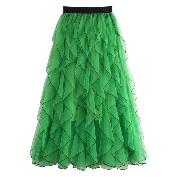 Long Tulle Skirt - Etsy