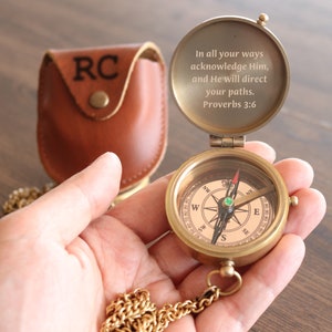 Personalized Custom Compass, Personalized Compass, Engraved Compass, Gift For Boyfriend, Men's Compass, Dad Birthday Gift