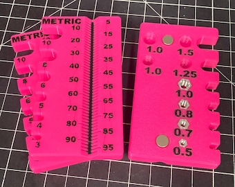 Bike Screw Ruler v2.0: Metric Fastener Gauge M3-M10