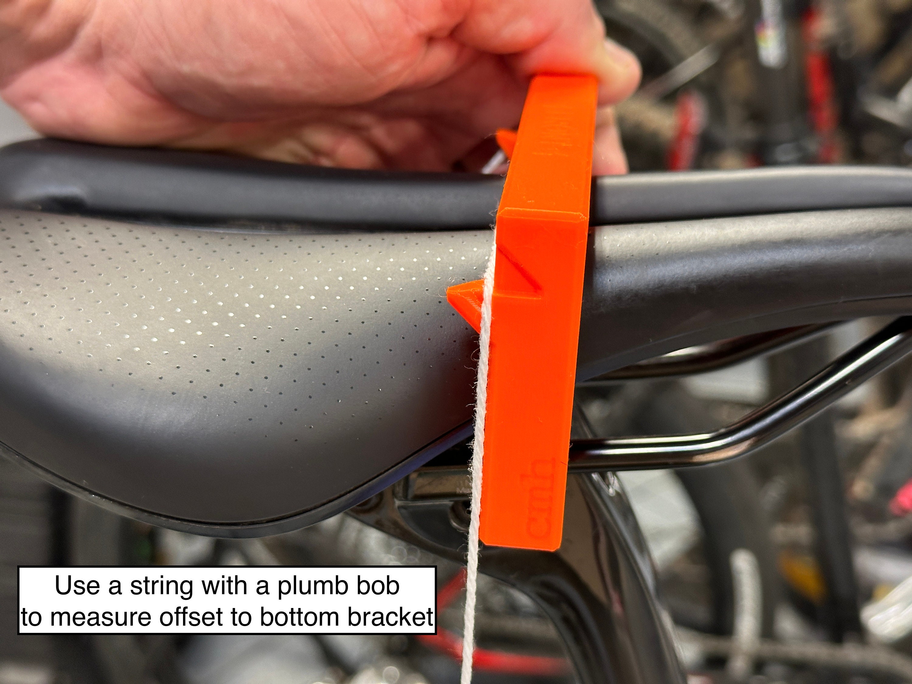 Bike Measuring Tool for Finding the Saddle 