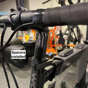 Wahoo Kickr bike steerer spacers
