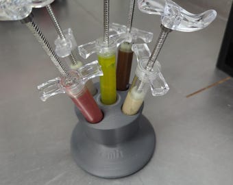 Holder for 5 Radar Laboratories Loob Toob syringes - spins!