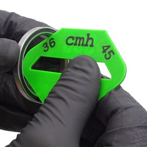 Headset bearing angle measurement gauge