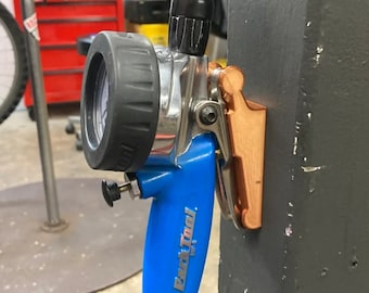 Park INF-2 inflator holder (upright bottom hose routing)