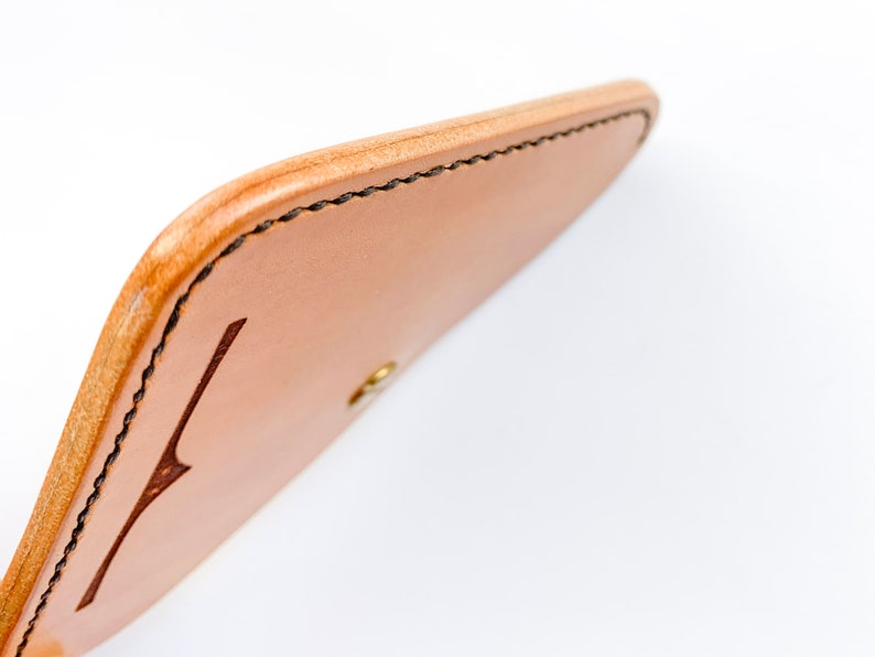 Leather Coin Pouch Mini Change Purse Natural Leather Headphone Etsy