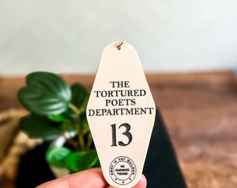 TTPD Motel Keychain | Custom Keychain Gift for Swifties