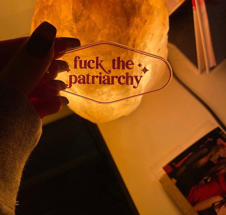 Taylor Swift Fuck the Patriarchy Keychain  All Too Well image 8