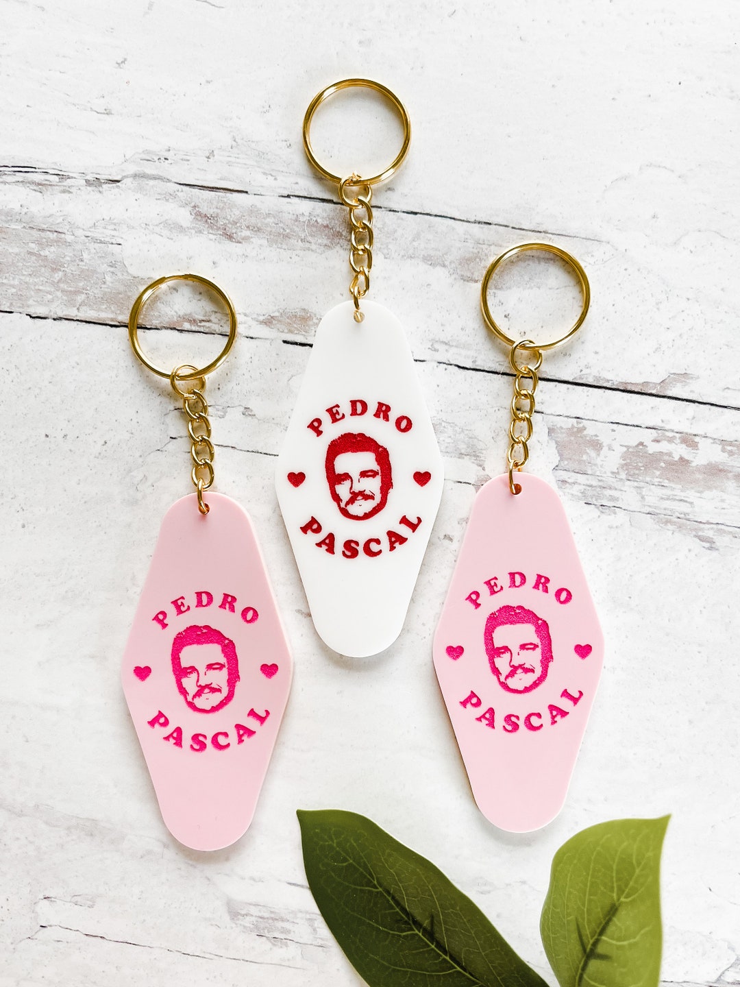 Pedro Pascal Heart Acrylic Keychain the Last of Us Gifts Pedro Pascal