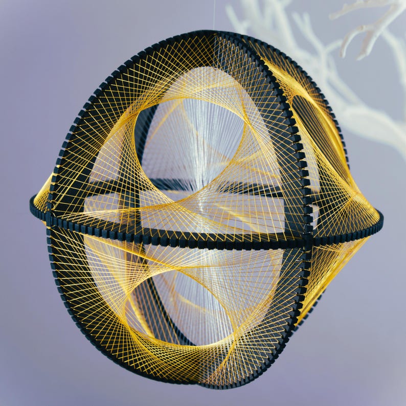 3D String Art Kit: Stella Octangular Sculpture - DIY Craft - Etsy