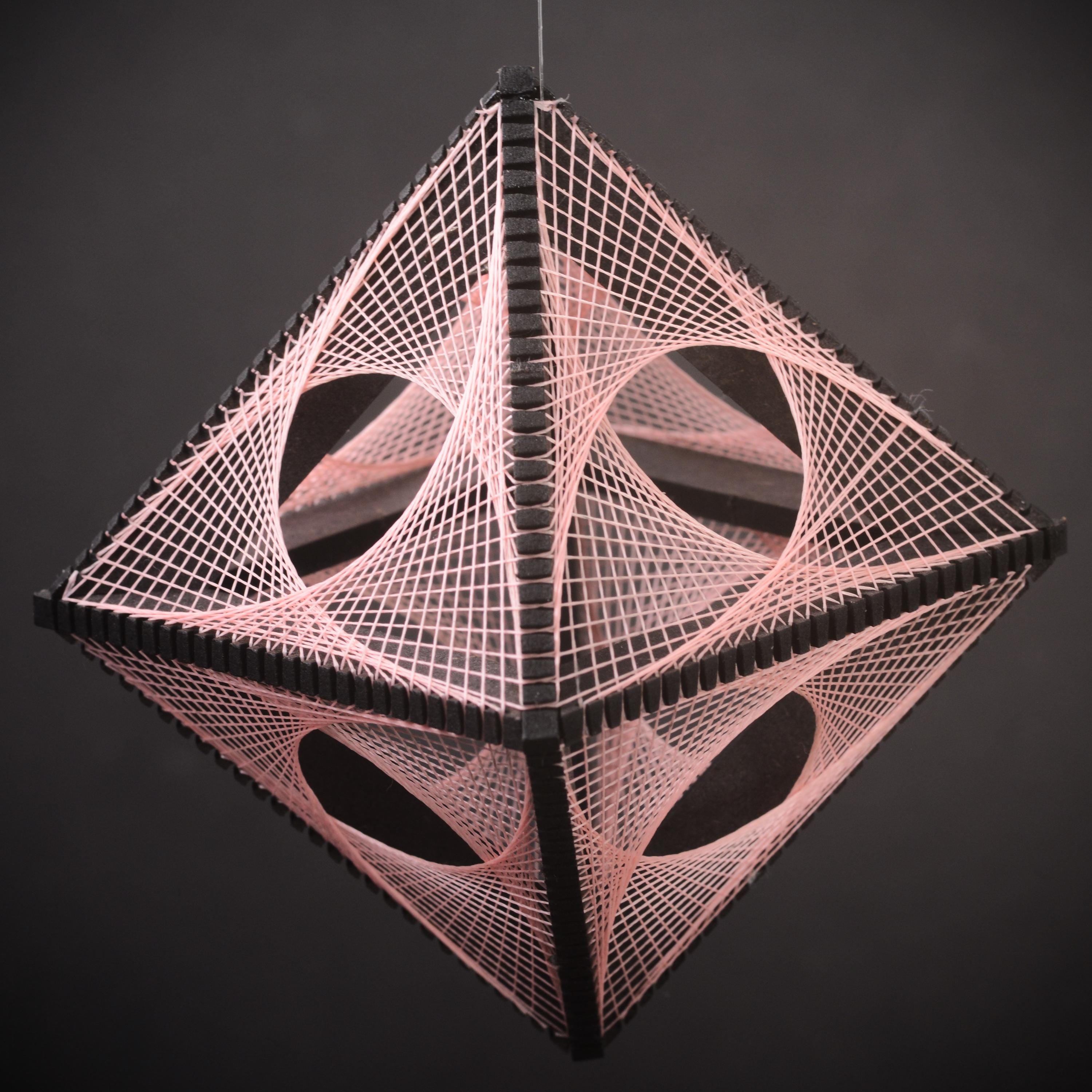 3D String Art Kit ( 1 Frame - Medium - 150mm) Create Your Own String ...