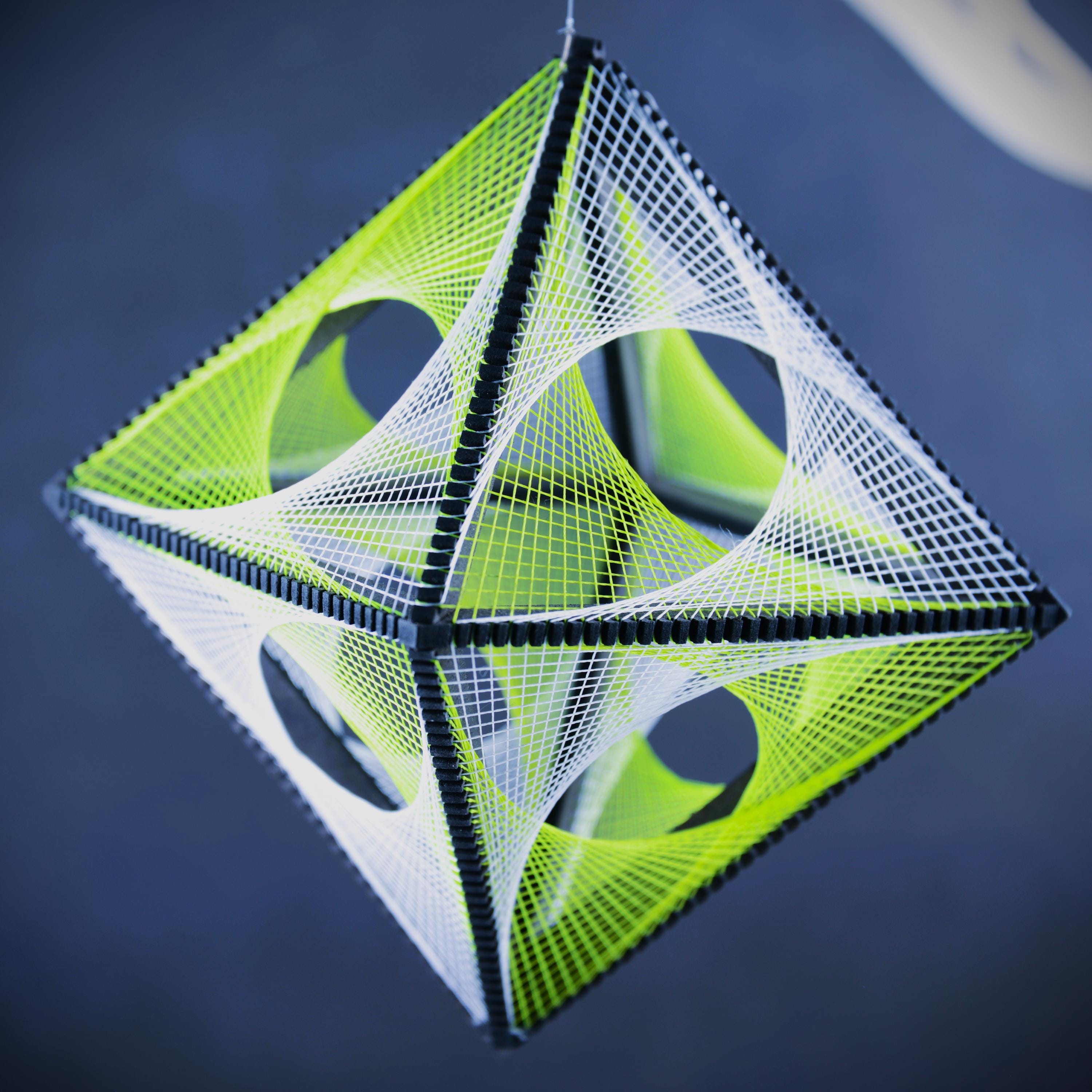 3D String Art Kit 3 Frame Kit Create Your Own String Sculptures and ...