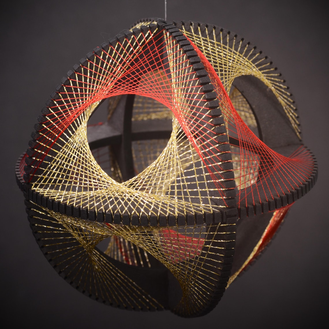 3D String Art Kit ( 1 Frame - Medium - 150mm) Create Your Own String ...