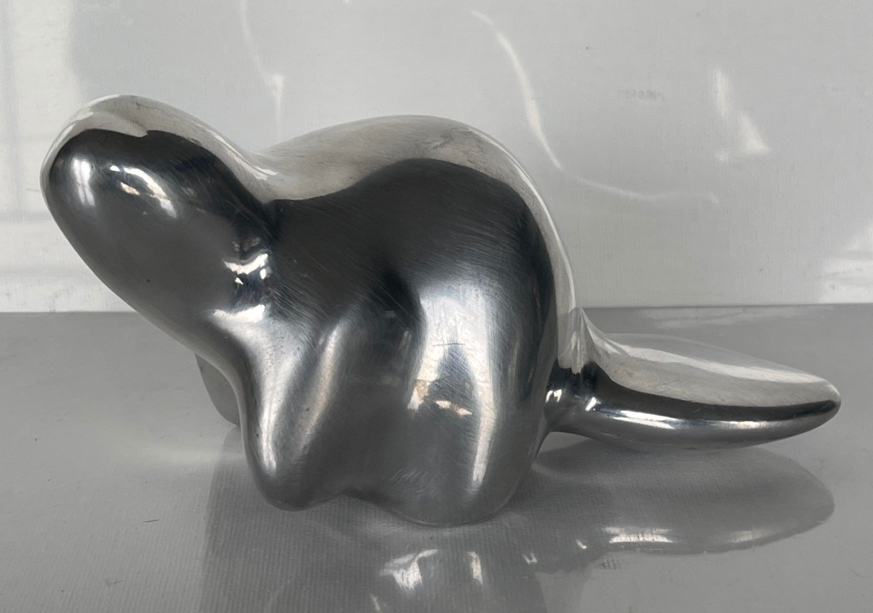 【 ホセルトン スカルプチャー】 カナダ製 アルミニウム 「ビーバー」 Hoselton Aluminium Beaver (signed and Numbered by the Artist) - Etsy