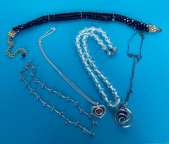 Five Assorted Necklaces - image 1