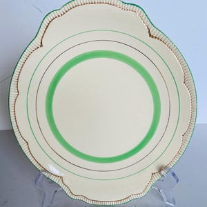 Clarice Cliff 1930s Art Deco Cake or Sandwich Plate