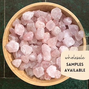 Top-Quality Natural Rough Rose Quartz Crystal Chunks from Madagascar, Wholesale Crystals, 1 Kg Bulk Raw Stones