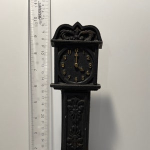 Vintage Cast Iron Grandfather Clock Bank