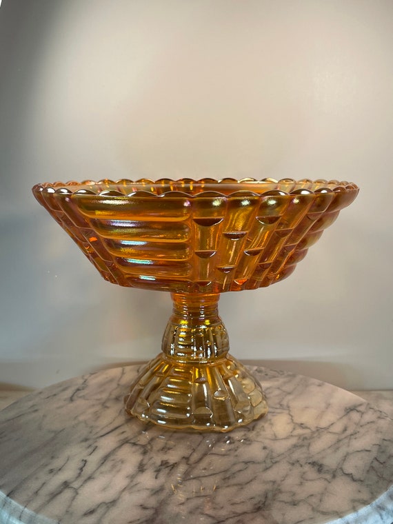 Footed Pedestal Fruit Candy Centerpiece Bowl Etsy