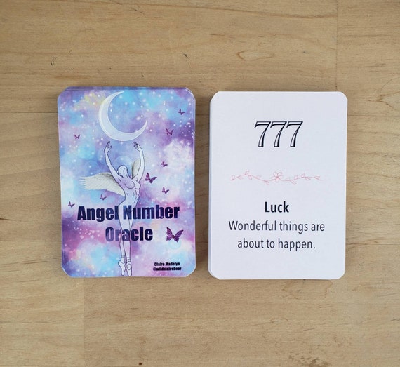 Angel Number Oracle Deck - Etsy