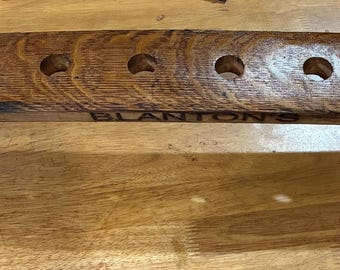 Blanton's Bourbon Cork Stopper Display Holder – Reclaimed Barrel Stave Bar Decor