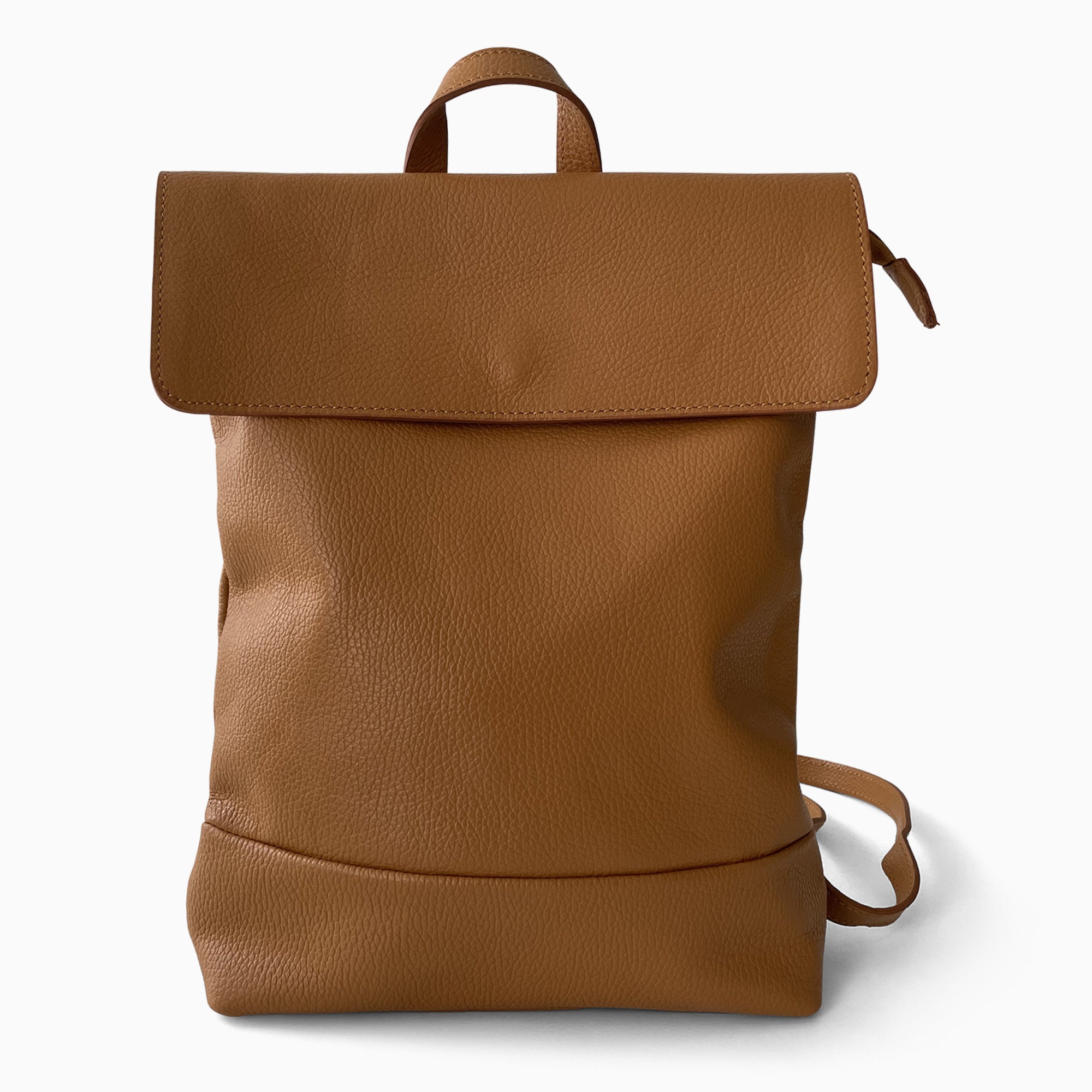 Backpack Purse Leather Backpack for Women Leather Backpack Bag Tan