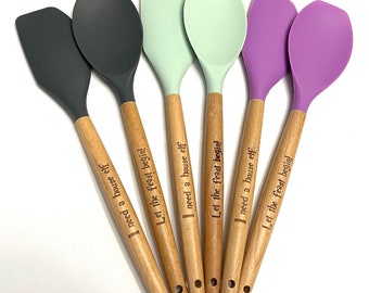 Wizard themed silicone spatula sets