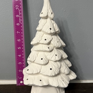 Ready to paint Christmas tree, ceramic bisque