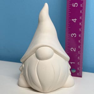 Ready to paint gnome, ceramic bisque